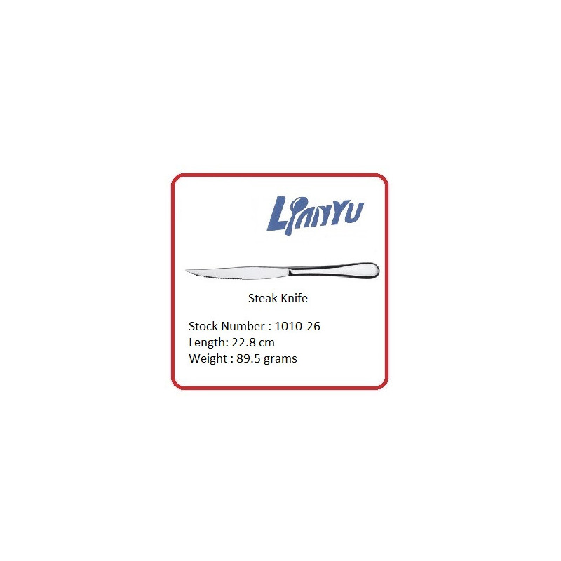 Lianyu 1pc Steak Knife