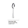 Lianyu 1pc Dinner Spoon + 1pc Dinner Fork Set