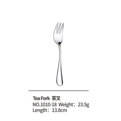 Lianyu 1pc Teaspoon + 1pc Salad Fork Set