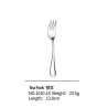 Lianyu 1pc Teaspoon + 1pc Salad Fork Set